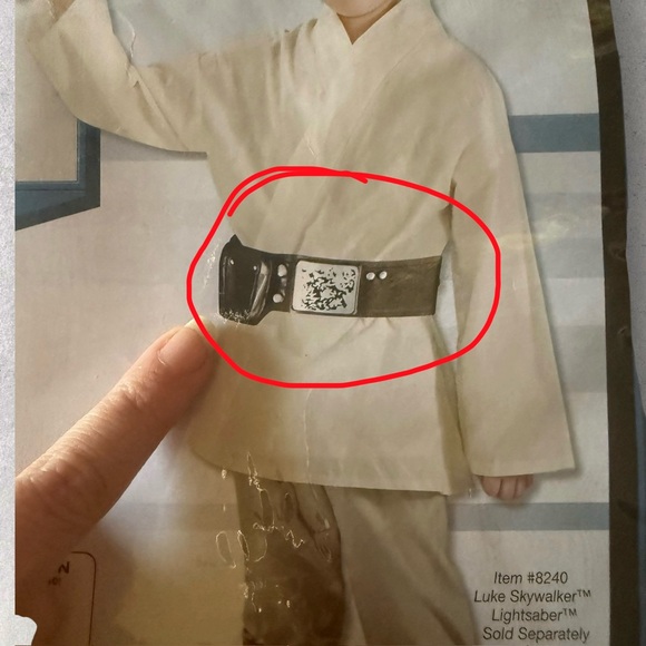 Rubie's Star Wars Luke Skywalker costume kids size Medium ( missing belt) - Picture 10 of 10